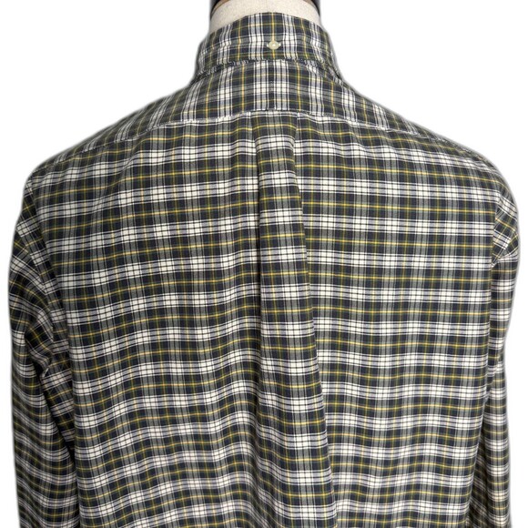 Ralph Lauren Classic Fit L.Sleeve Button Down XL Plaid Blue Green Yellow 2/$50 - Picture 5 of 13